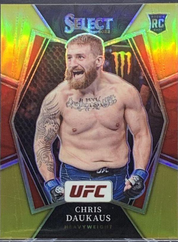Chris Daukaus 2022 Panini Select UFC Premier Level #175 Gold
