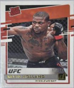 Kevin Holland 2021 Panini Chronicles UFC Base Donruss Rated Rookies #24 Gold