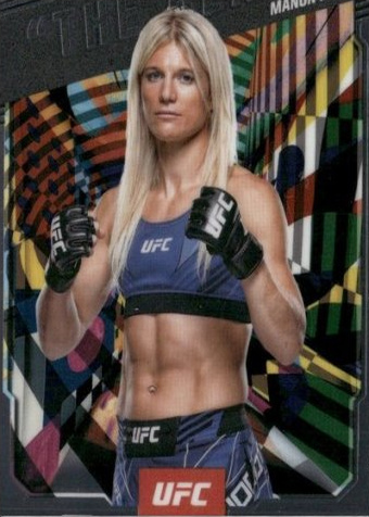 Manon Fiorot 2025 Topps Chrome UFC AKA #AKA-10 Red Refractor