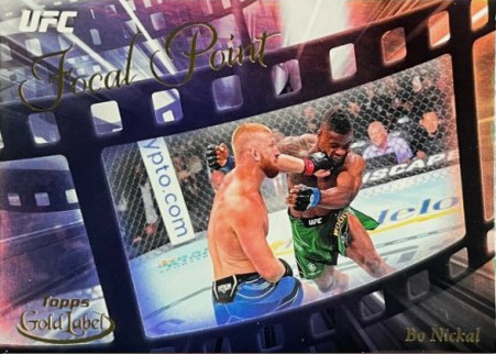 Bo Nickal 2024 Topps Gold Label UFC Focal Point #FP-15 Black