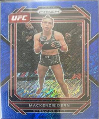 Mackenzie Dern 2023 Panini Prizm UFC Base #180 Blue Shimmer