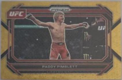 Paddy Pimblett 2023 Panini Prizm Under Card UFC Base #87 Gold