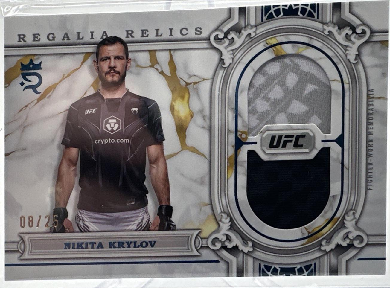 Nikita Krylov 2024 Topps Royalty UFC Regalia Relics #RAR-5 Blue