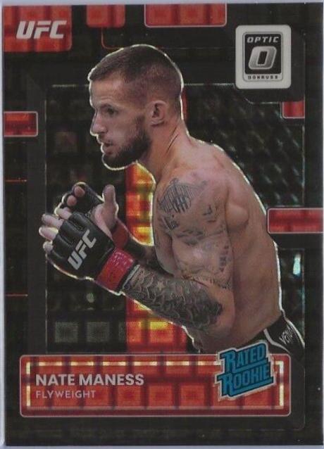Nate Maness 2023 Panini Donruss Optic UFC Base #113 Black Pandora