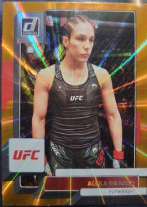 Alexa Grasso 2023 Panini Donruss UFC Base #56 Orange Laser