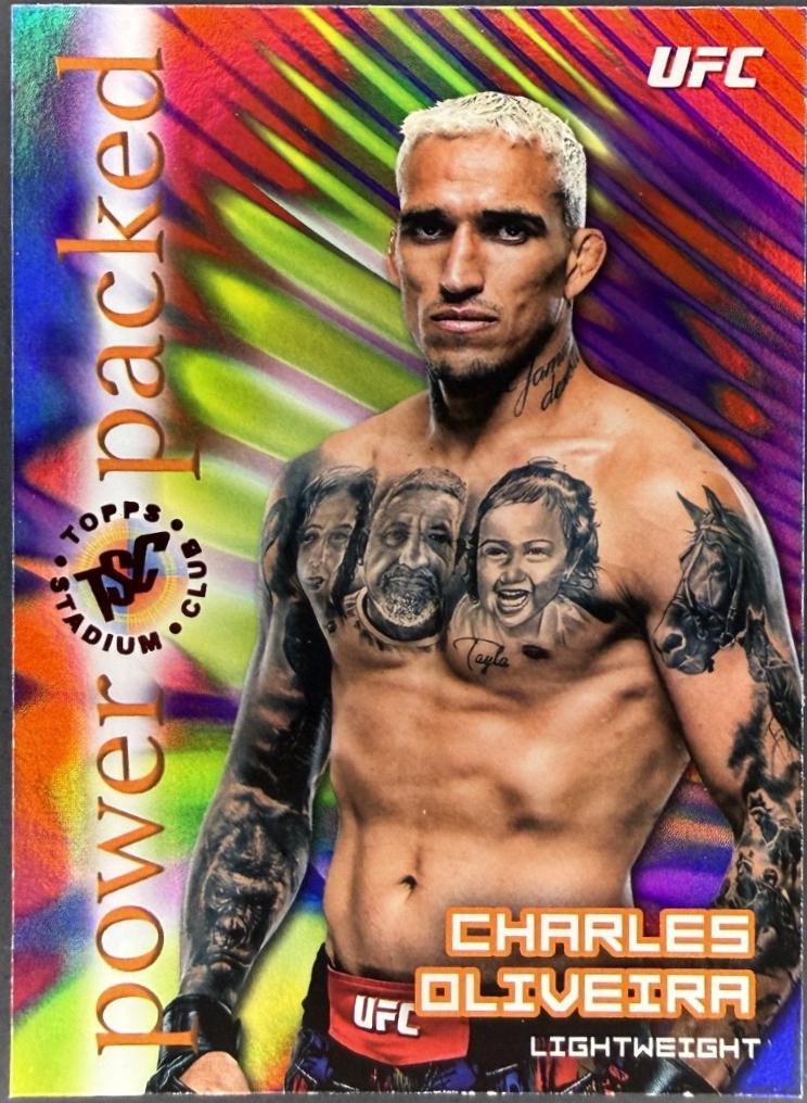 Charles Oliveira 2025 Topps Stadium Club UFC Power Packed #PD-7 Red