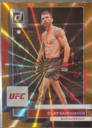 Cory Sandhagen 2023 Panini Donruss UFC Base #30 Orange Laser