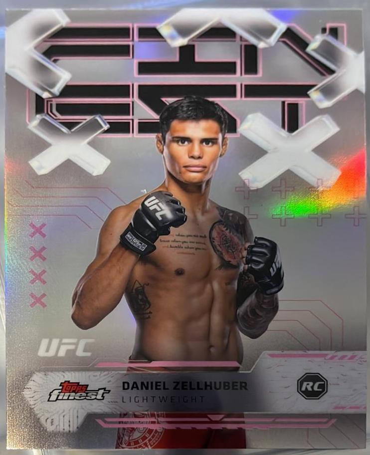 Daniel Zellhuber 2025 Topps Finest UFC Base Common #56 Refractor