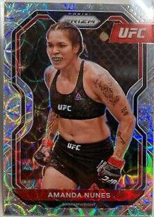 Amanda Nunes 2021 Panini Prizm UFC Base #66 Premium