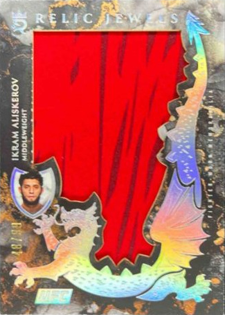Ikram Aliskerov 2025 Topps Royalty UFC Relic Jewels #RJ-IA Blue