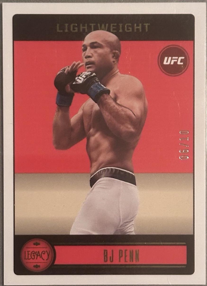 BJ Penn 2023 Panini Chronicles UFC Base Legacy #144 Gold