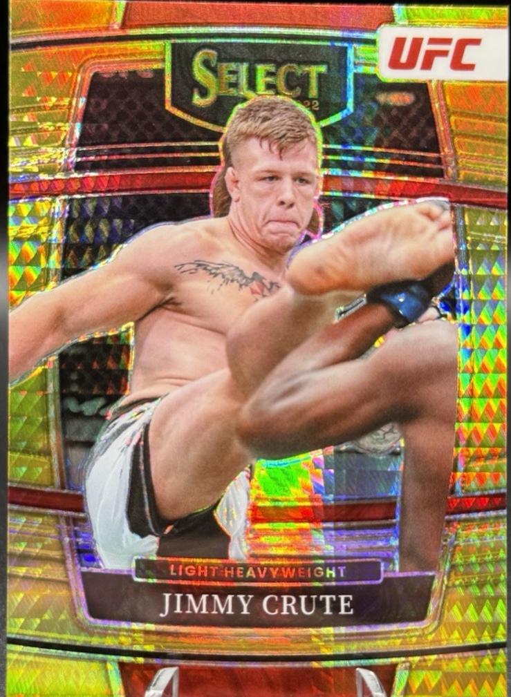 Jimmy Crute 2022 Panini Select UFC Concourse #78 Lucky Envelopes