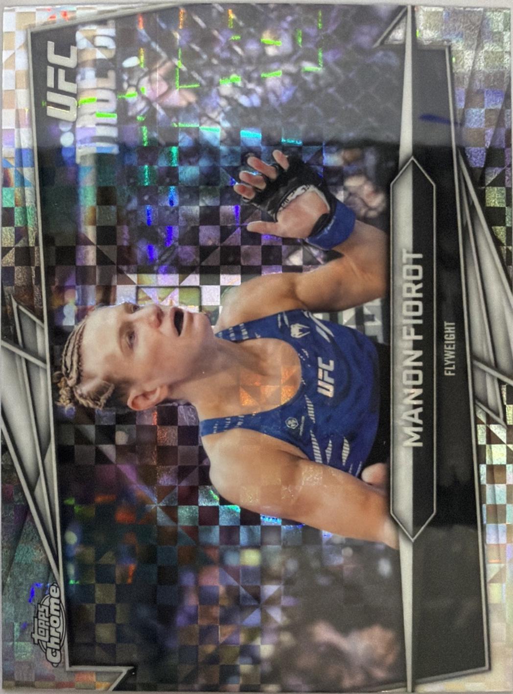 Manon Fiorot 2026 Topps Chrome UFC Base #70 X-fractor