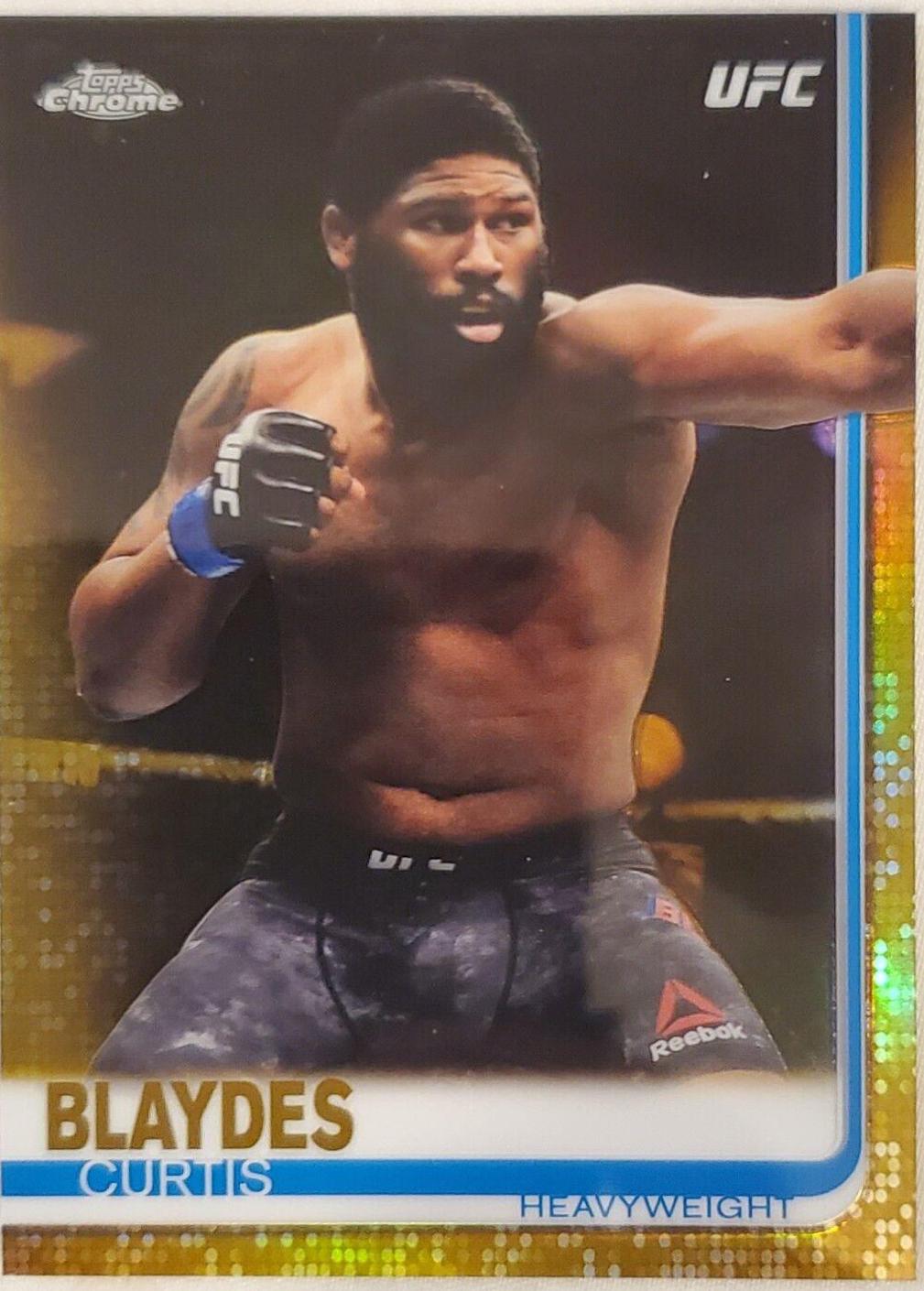 Curtis Blaydes 2019 Topps Chrome UFC Base #96 Gold