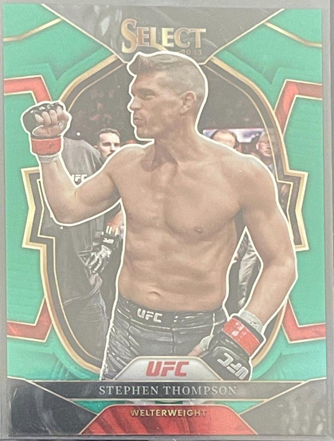 Stephen Thompson 2023 Panini Select UFC Concourse #33 Green