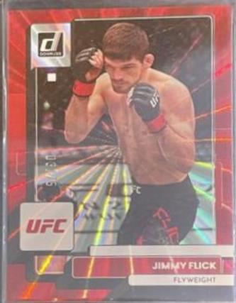 Jimmy Flick 2023 Panini Donruss UFC Base #199 Red Laser