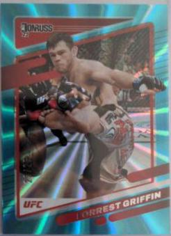 Forrest Griffin 2022 Panini Donruss UFC Base #180 Teal