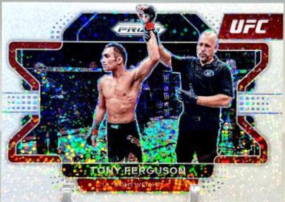Tony Ferguson 2022 Panini Prizm UFC Base #22 White Sparkle