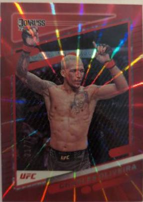 Charles Oliveira 2022 Panini Donruss UFC Base #85 Red