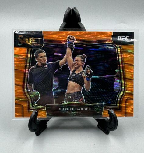 Maycee Barber 2023 Panini Select UFC Octagonside #243 Orange Flash