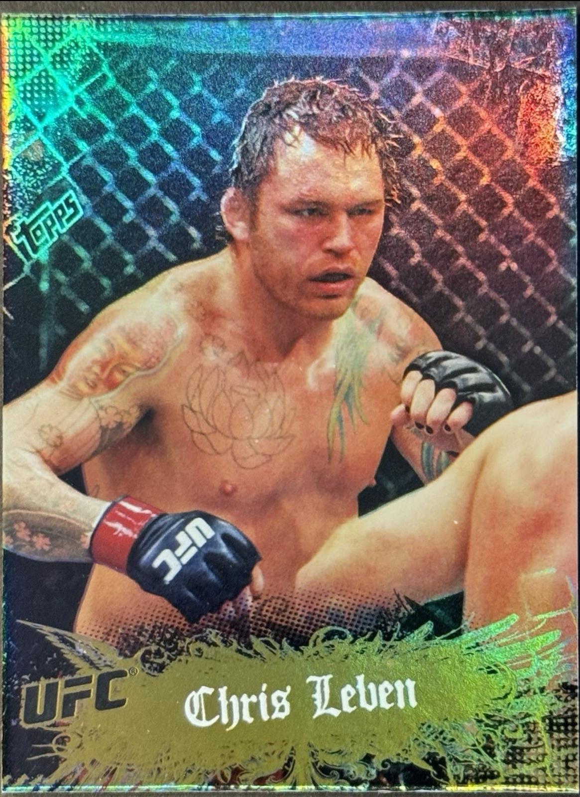 Chris Leben 2010 Topps UFC Main Event Base #93 Gold