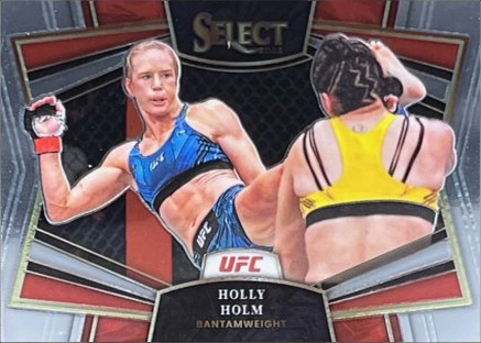 Holly Holm 2023 Panini Select UFC Snapshots #29 Gold Flash