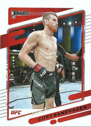 Cory Sandhagen 2022 Panini Donruss UFC Base #37 Purple Laser