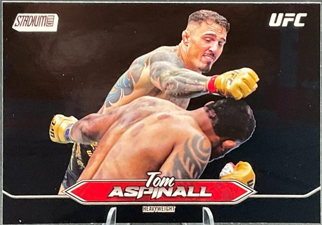 Tom Aspinall 2025 Topps Stadium Club UFC Base #8 Black