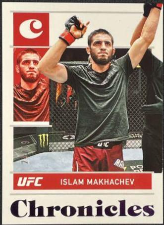Islam Makhachev 2022 Panini Chronicles UFC Base Chronicles #73 Purple
