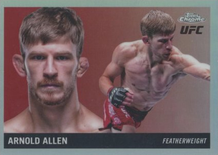 Arnold Allen 2025 Topps Chrome UFC 1955 Topps #SST-9 Red Refractor
