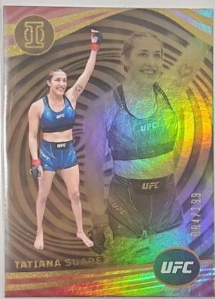 Tatiana Suarez 2023 Panini Chronicles UFC Base Illusions #275 Red