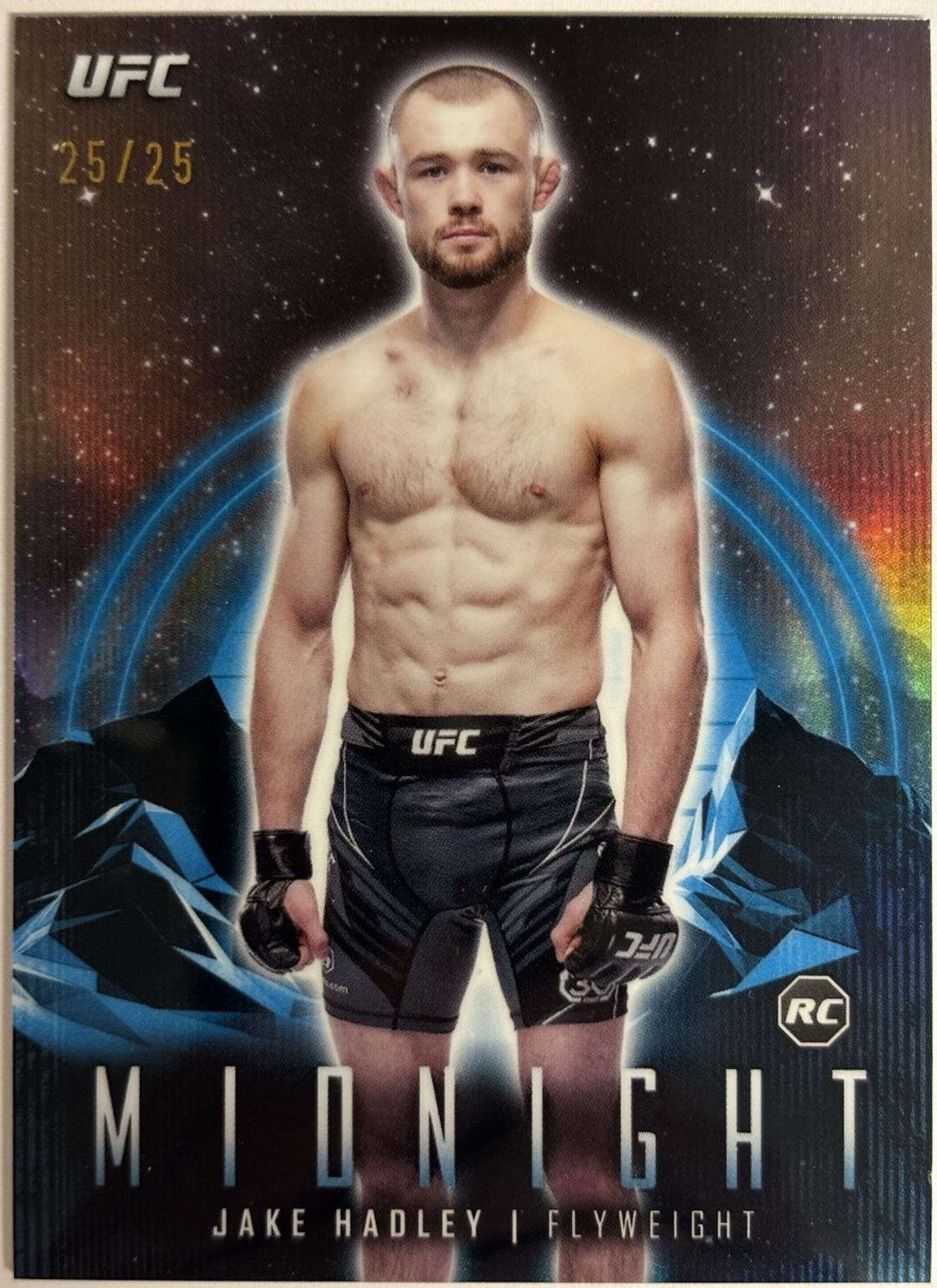 Jake Hadley 2024 Topps Midnight UFC Base #33 Midnight
