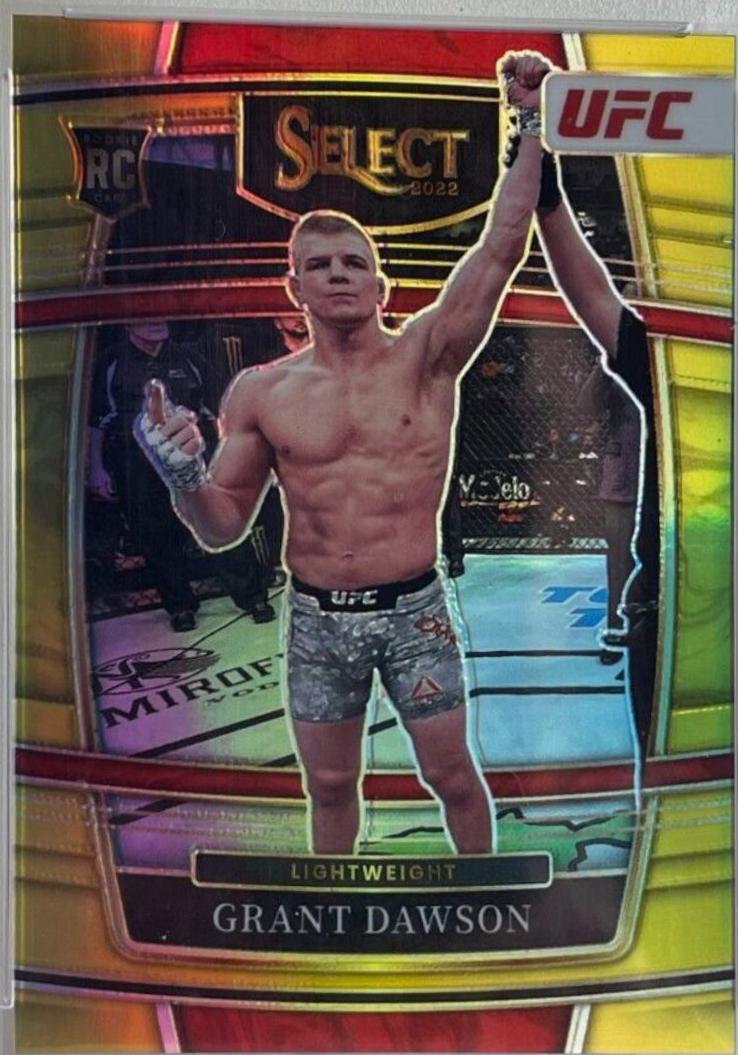 Grant Dawson 2022 Panini Select UFC Concourse #1 Gold