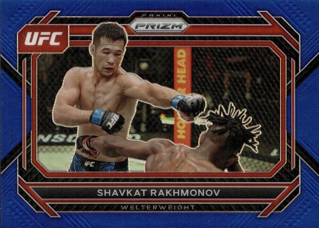 Shavkat Rakhmonov 2023 Panini Prizm UFC Base #81 Blue