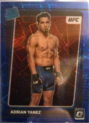 Adrian Yanez 2022 Panini Donruss Optic UFC Base #105 Blue Velocity
