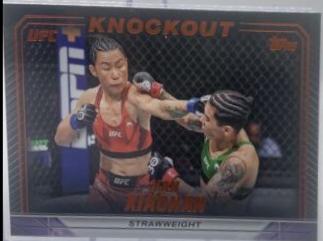 Yan Xiaonan 2024 Topps Knockout UFC Base #79 Orange
