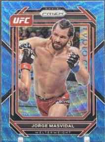 Jorge Masvidal 2023 Panini Prizm UFC Base #189 Blue Wave