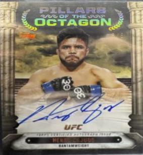 Henry Cejudo 2024 Topps Knockout UFC Pillars of the Octagon Autographs #PTG-HCO Platinum
