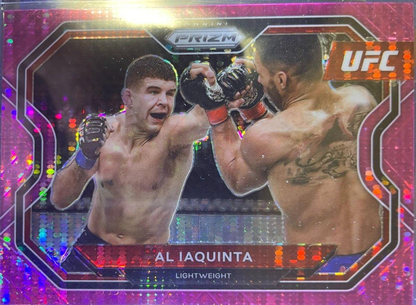 Al Iaquinta 2021 Panini Prizm UFC Base #102 Pink Pulsar