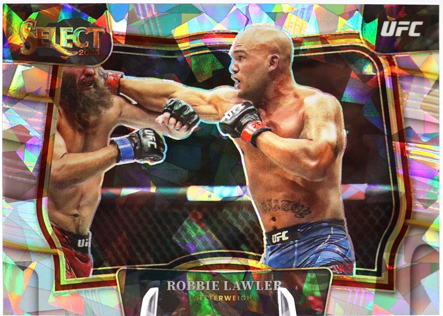 Robbie Lawler 2023 Panini Select UFC Octagonside #285 Cracked Ice