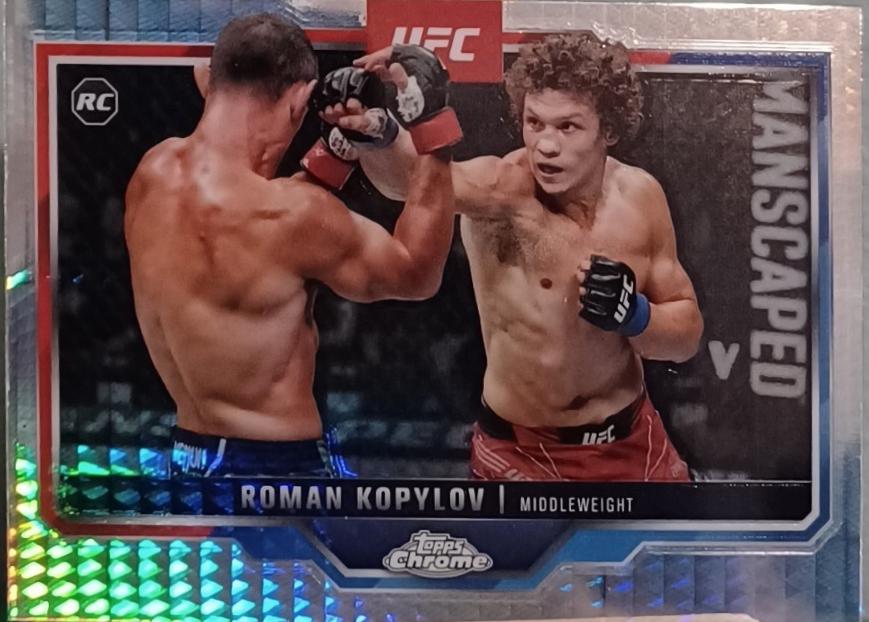 Roman Kopylov 2025 Topps Chrome UFC Base #66 Prism Refractor