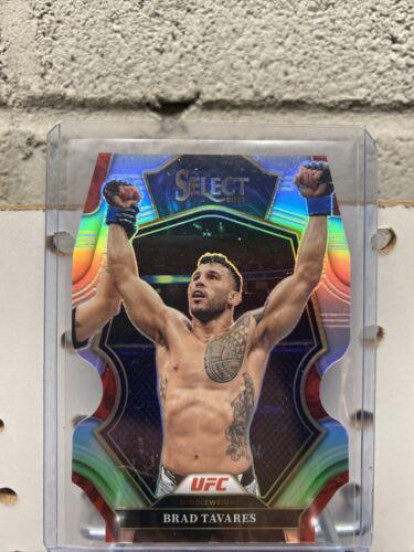 Brad Tavares 2023 Panini Select UFC Premier Level #120 Silver Die Cut