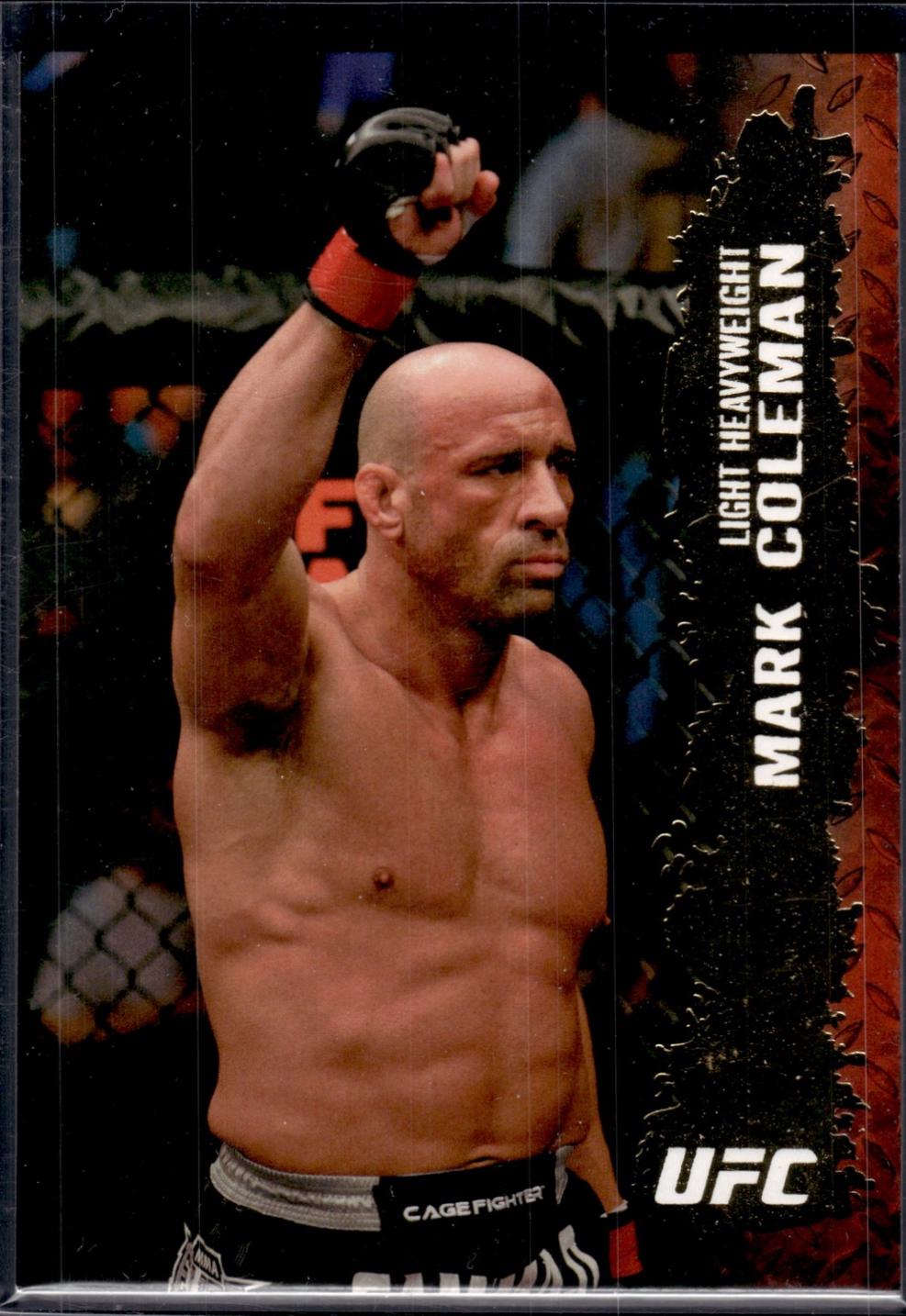 Mark Coleman 2009 Topps UFC Round 2 Base #40 Gold