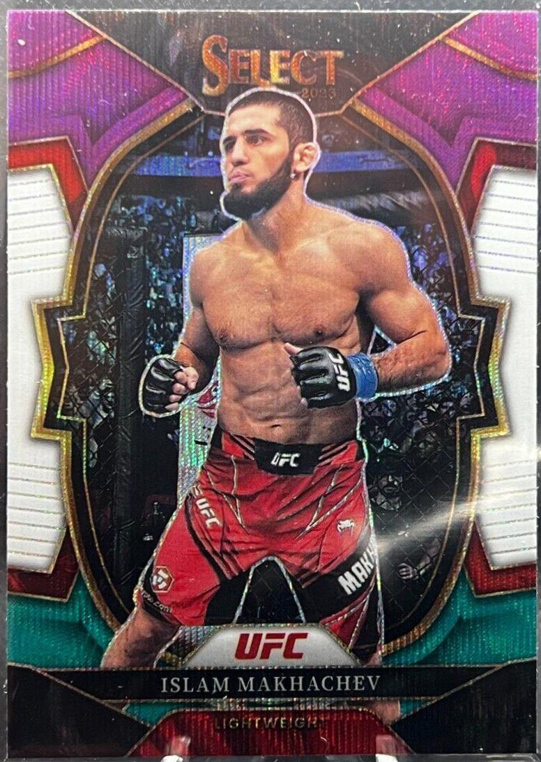 Islam Makhachev 2023 Panini Select UFC Concourse #94 Tri Color