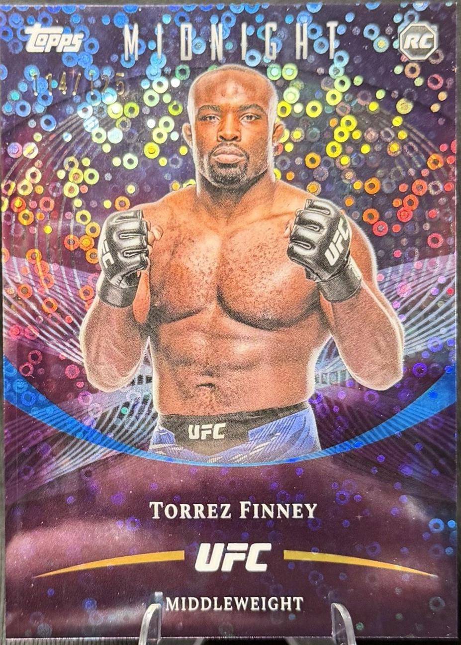 Torrez Finney 2026 Topps Midnight UFC Base #59 Morning