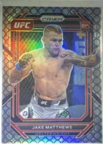 Jake Matthews 2023 Panini Prizm UFC Base #109 Octagon