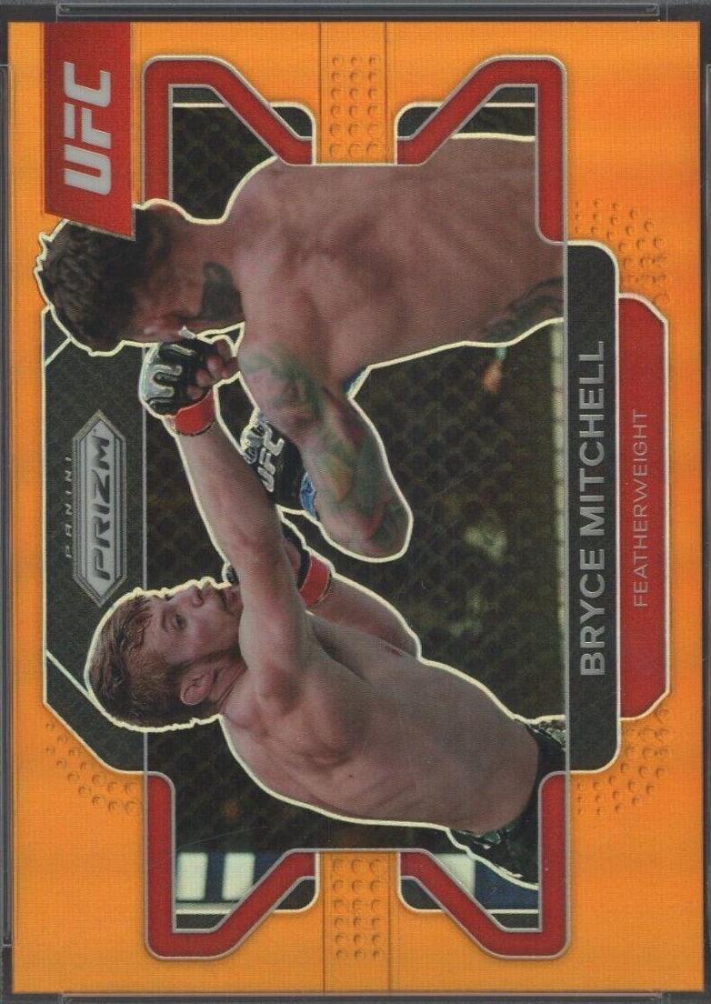 Bryce Mitchell 2022 Panini Prizm UFC Base #67 Orange
