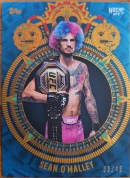 Sean O'Malley 2024 Topps Noche UFC Base #19 Blue