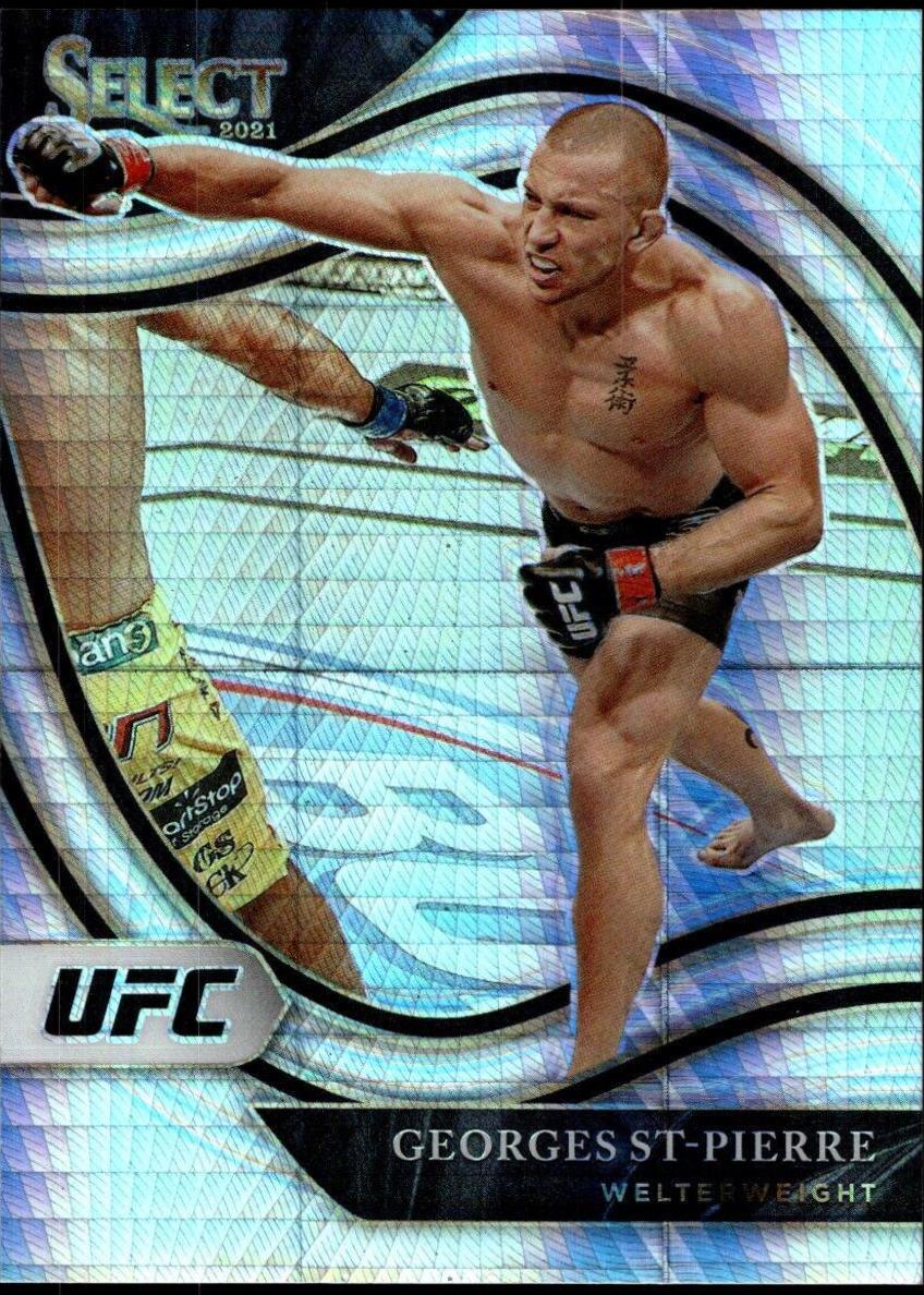 Georges St-Pierre 2021 Panini Select UFC Octagonside #243 Lucky Envelopes