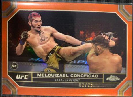 Melquizael Conceição 2024 Topps Chrome UFC Base #98 Orange Refractor